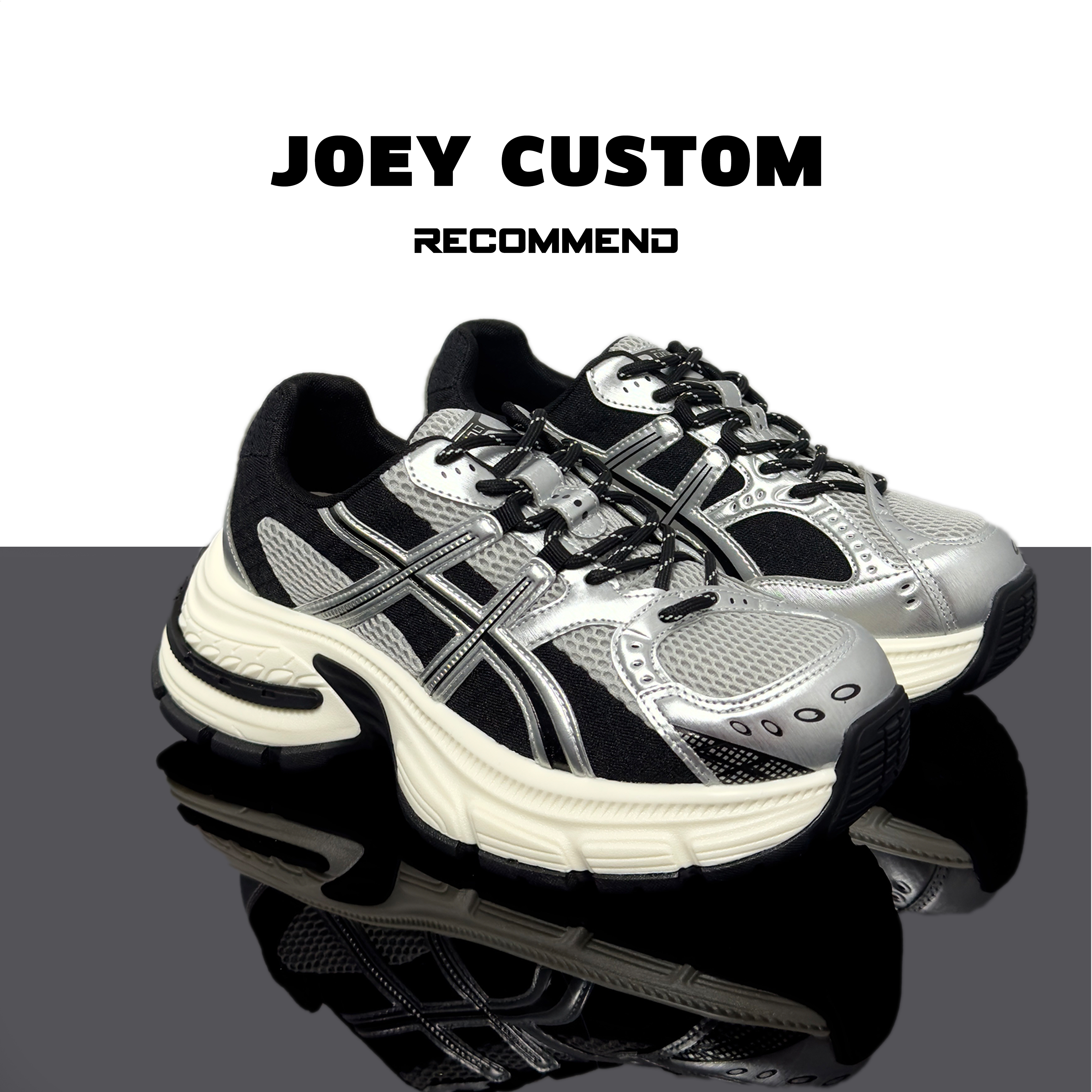 JOEY | 老爹鞋春款新品透气舒适性厚底潮鞋运动网面鞋  6813-5