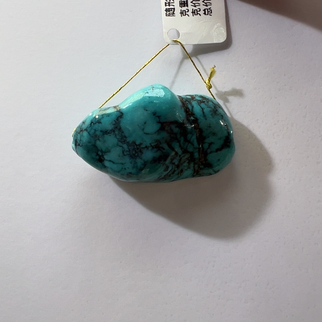 绿松石未镶嵌挂件