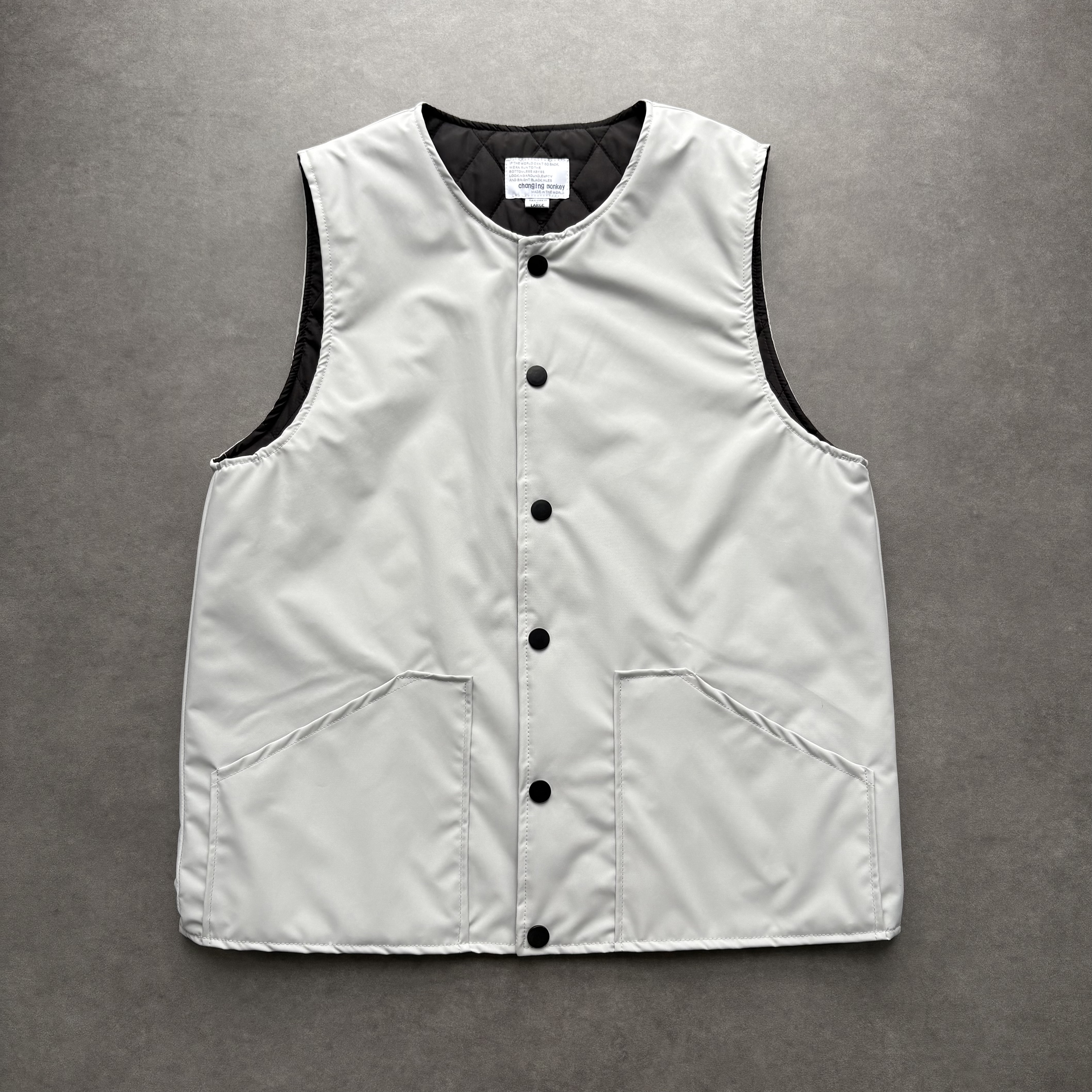 男女同款无领棉马甲秋冬2501#