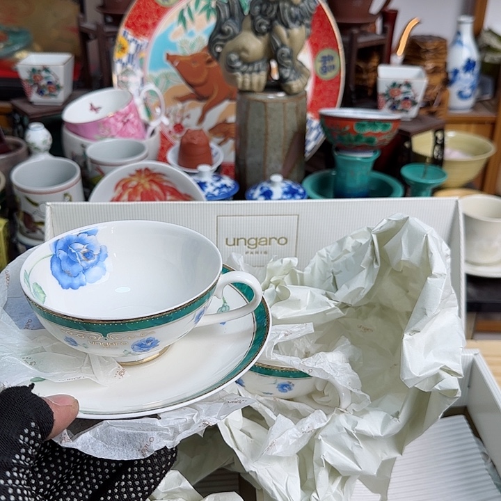 瓷片两组咖啡杯啊啊啊啊啊