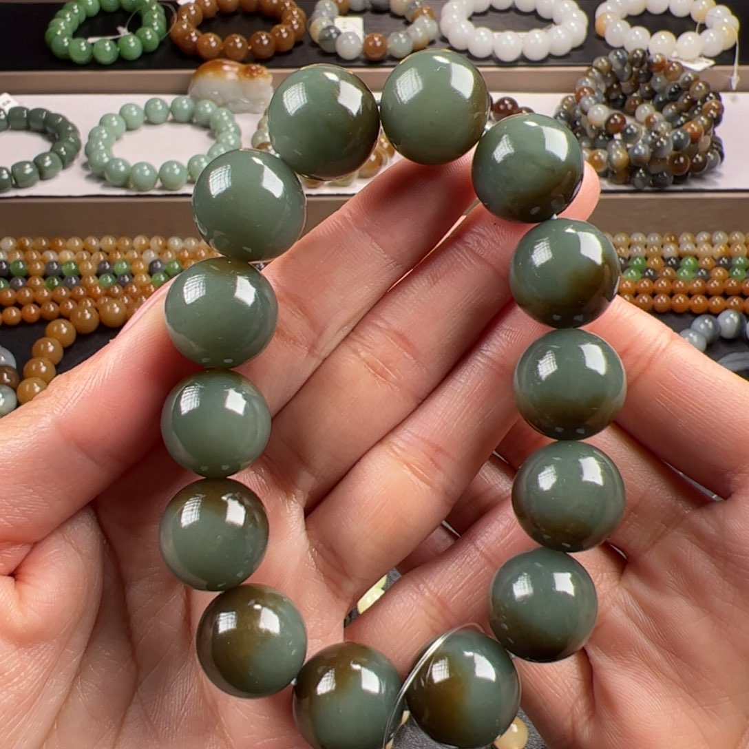 和田玉手链未镶嵌