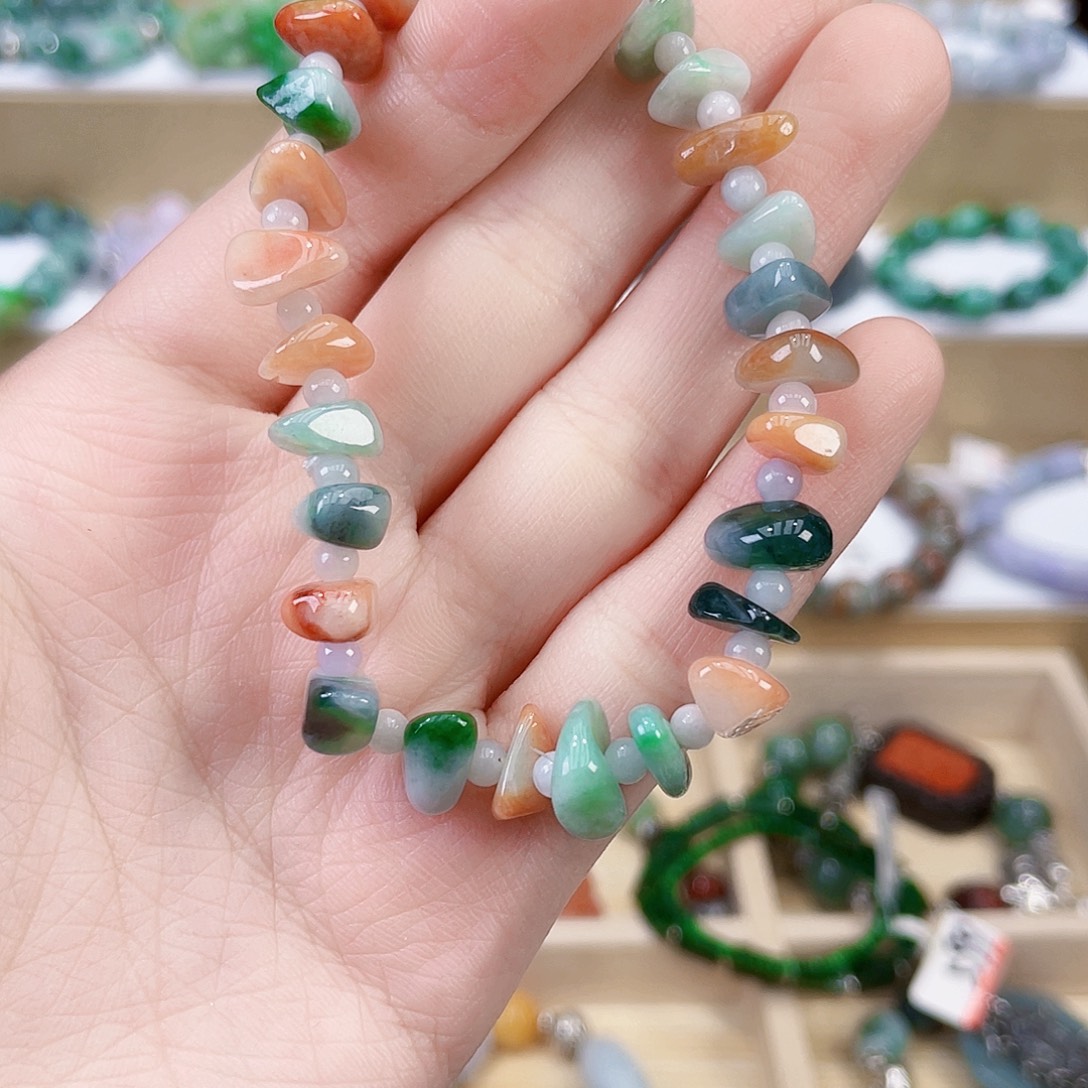 未镶嵌手链翡翠手链