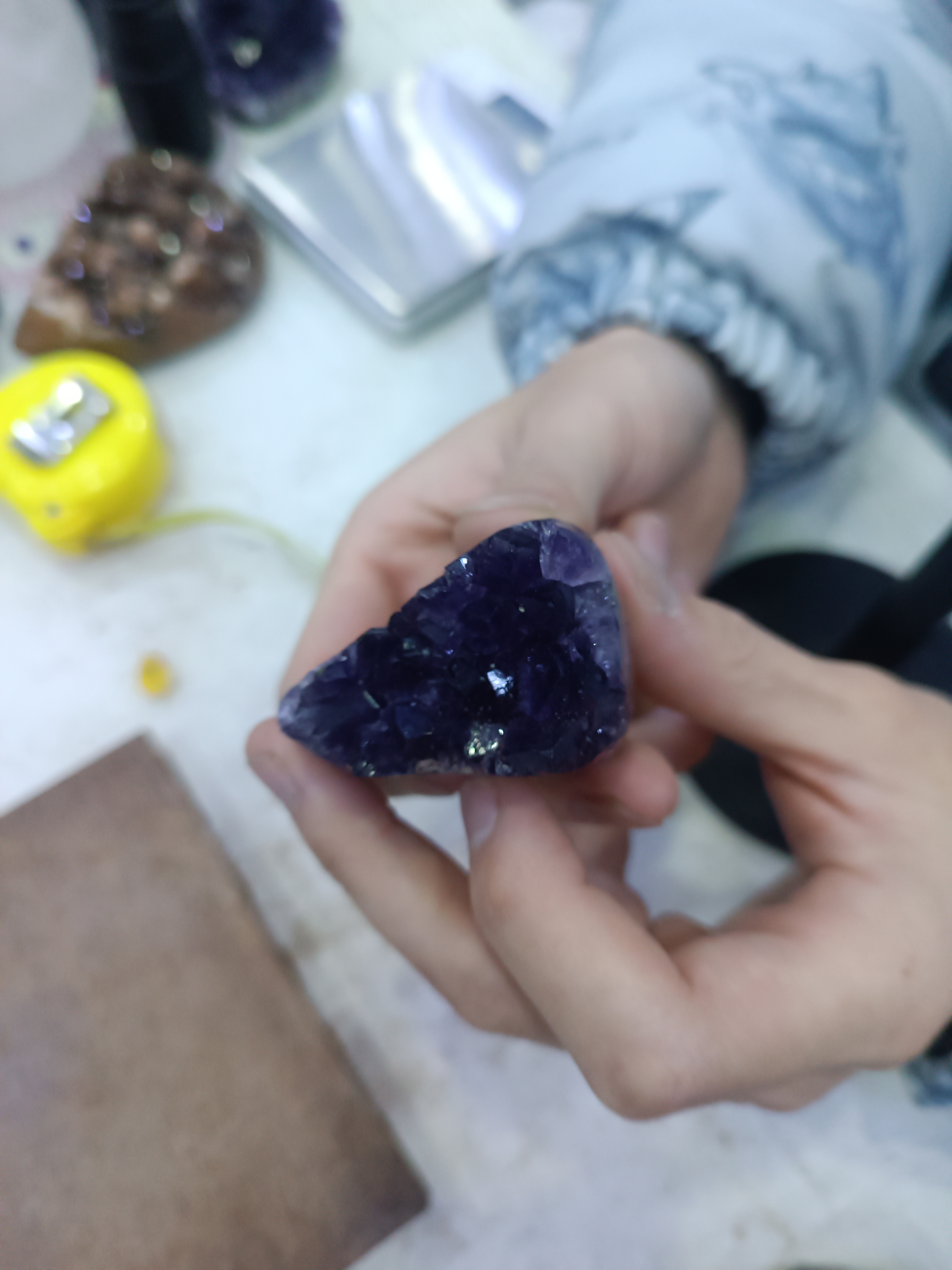 巴西乌拉圭紫水晶摆件