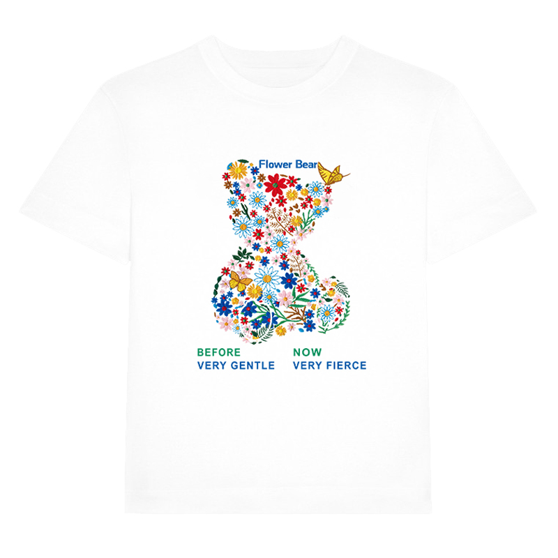 男士时尚温感变色小熊T恤