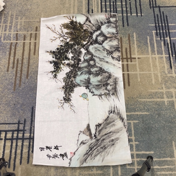 国画三尺作品山水11111