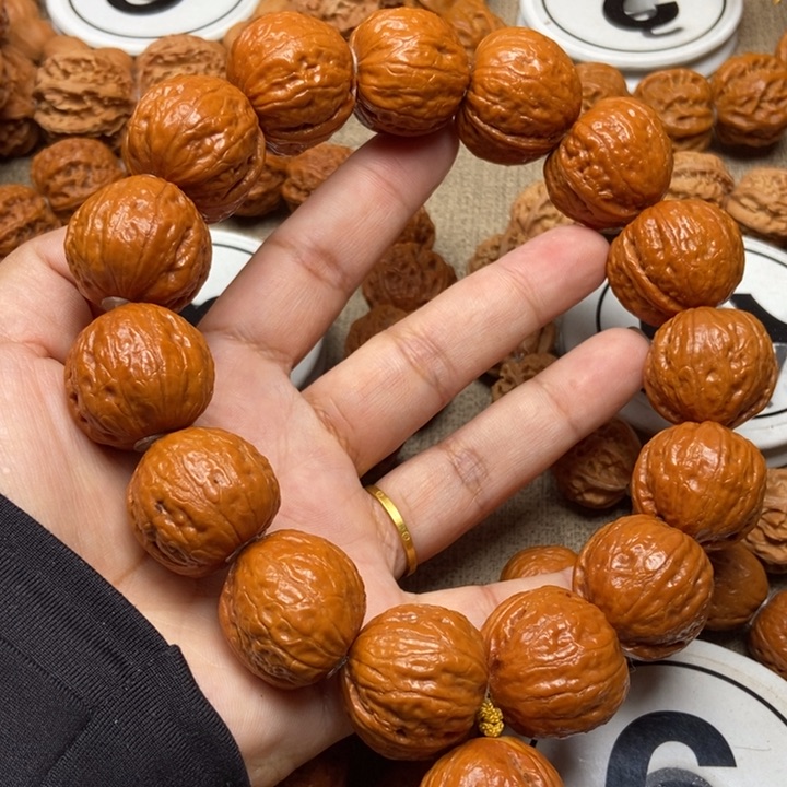 文玩核桃吊坠汉堡一道筋