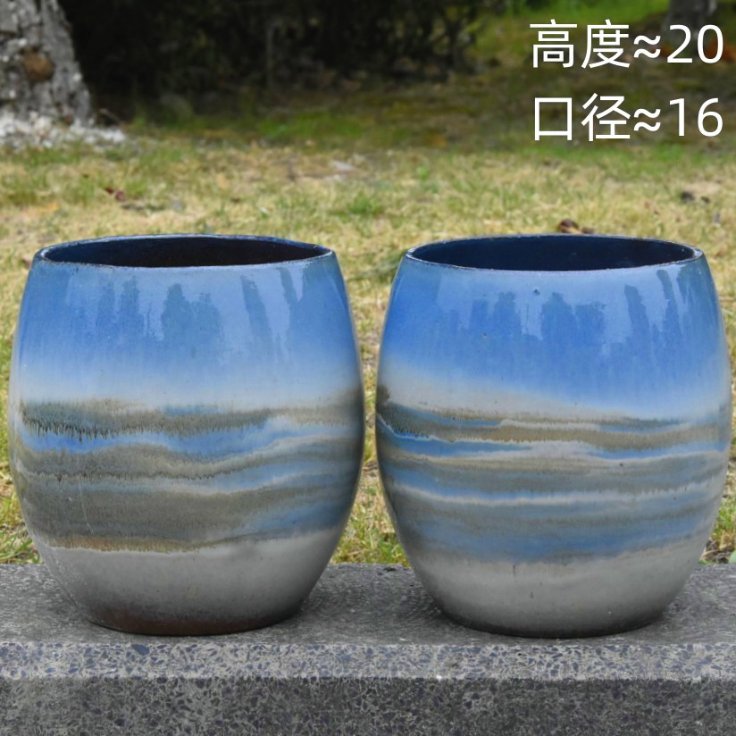 大号老桩花盆透气绿植花卉清爽简约手工龙蛋温馨法师盆 