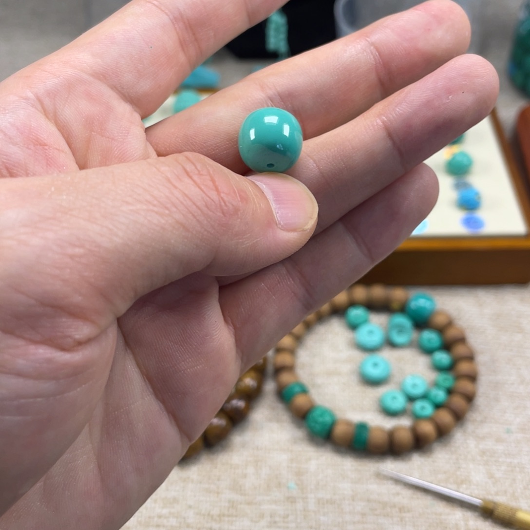 原生态湖北矿小配饰，直径12