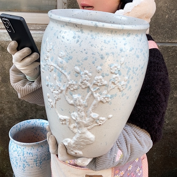 紫砂花盆正品口25高35