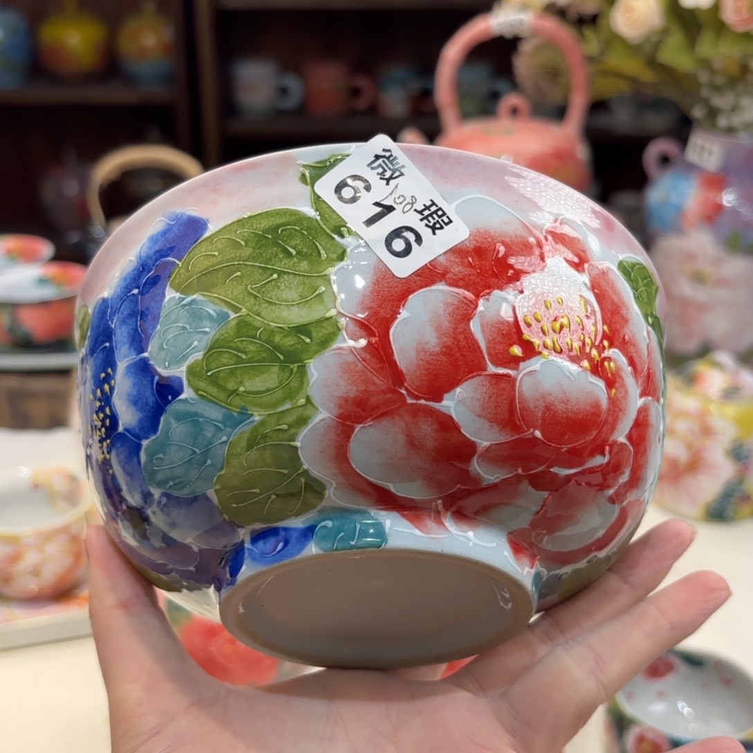 景德镇手绘高温釉下彩陶瓷茶具