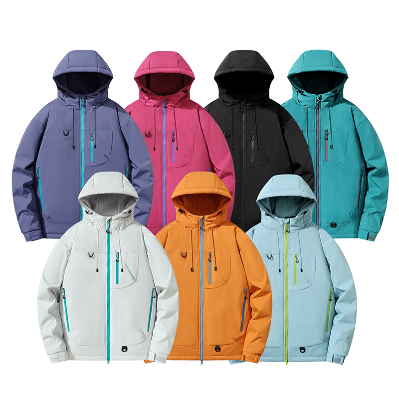 多巴胺穿搭户外男女款秋冬季休闲夹克外套加厚棉服宽松