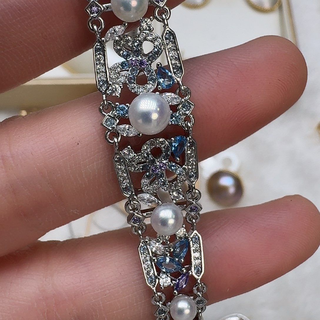 手镯淡水珍珠未镶嵌