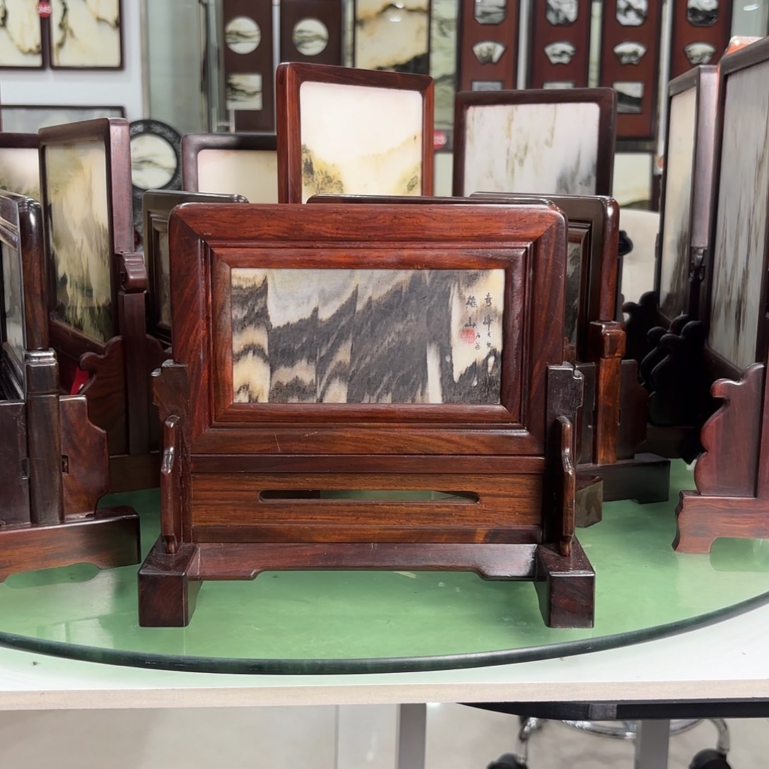 朵***丽石材天然云石摆件