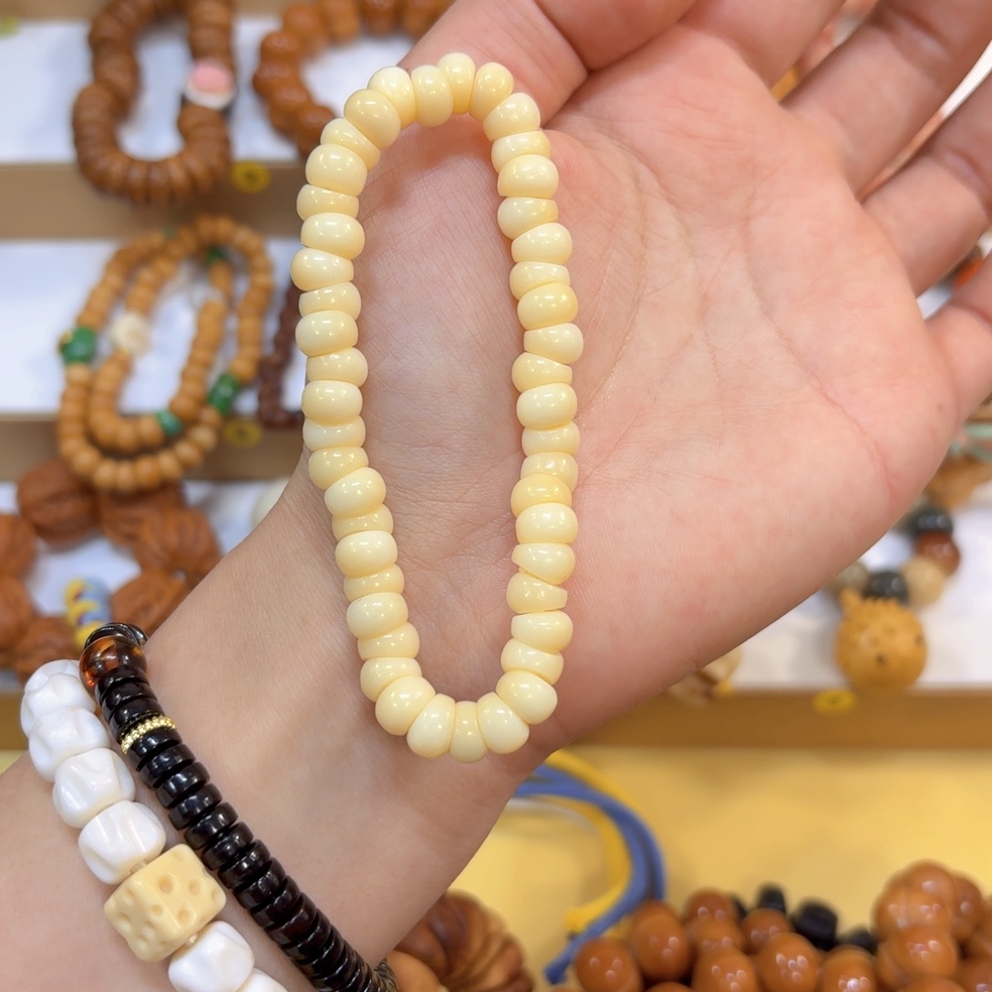 星月菩提手串骨骨素圈