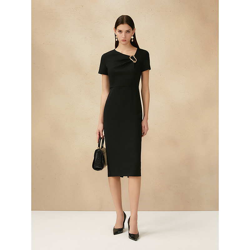 Song of Song/歌中歌法式长裙显瘦气质轻奢新连衣裙5C65205450