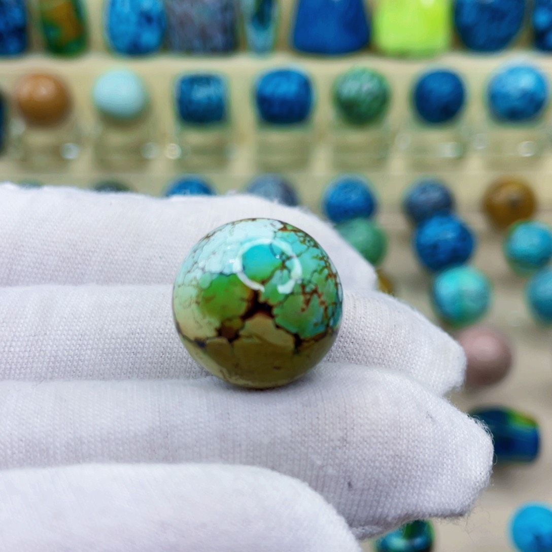 未镶嵌绿松石颈饰尺寸卡17.7