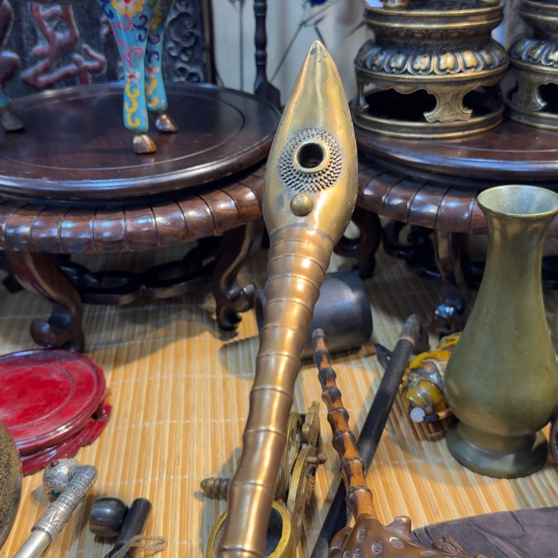 巴***鲁铜铜锅桌面摆件热卖