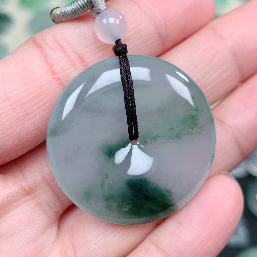 翡翠未镶嵌吊坠(不含链)32.5-6.0