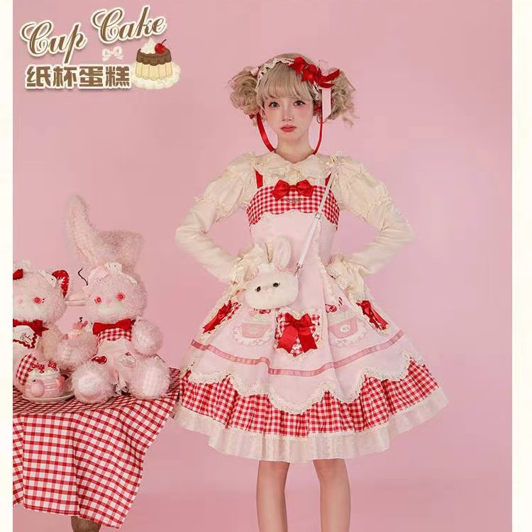 现货纸杯蛋糕刺绣JSK 花与珍珠匣 顺丰包邮不支持七天无理由