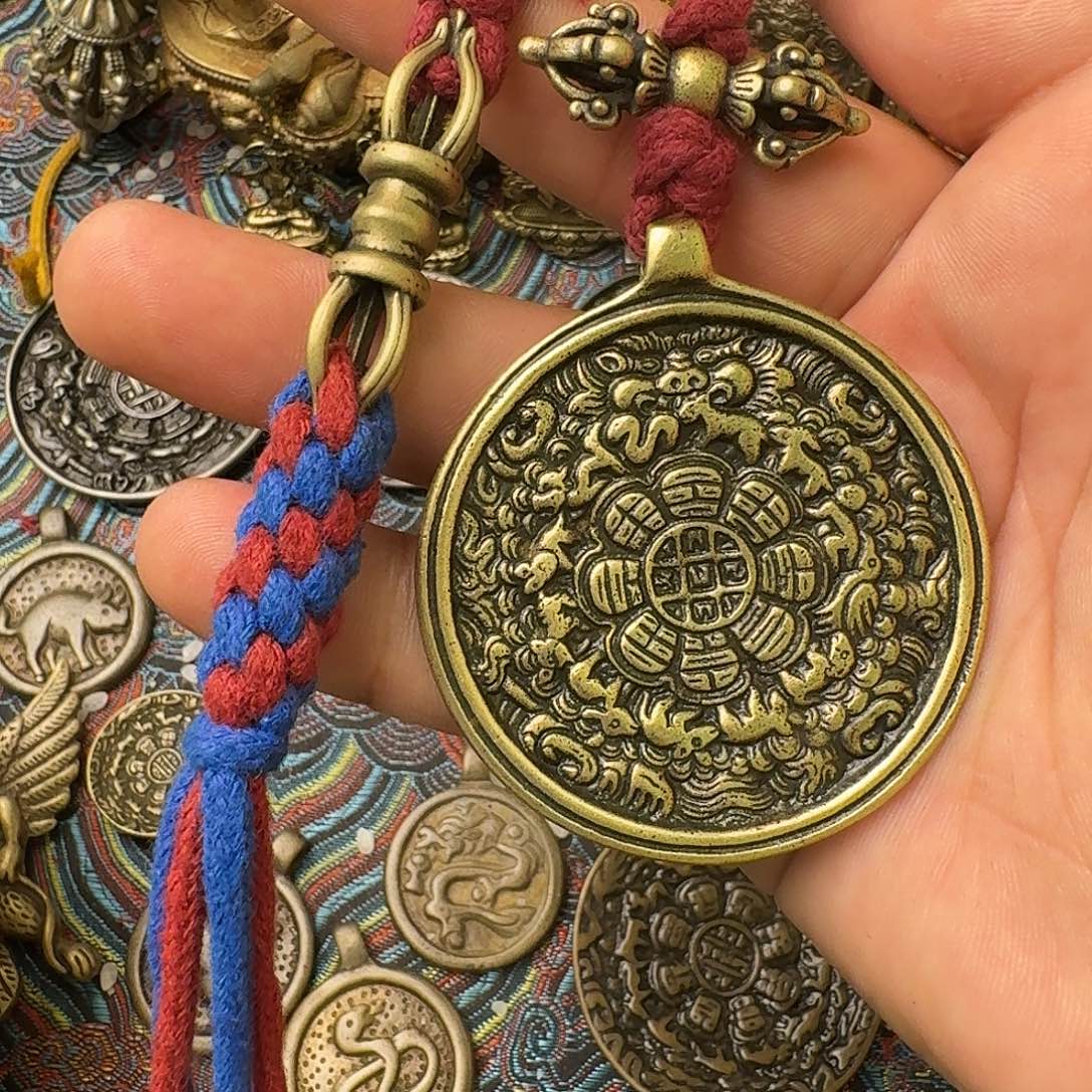 用***0藏式风格九宫八卦牌