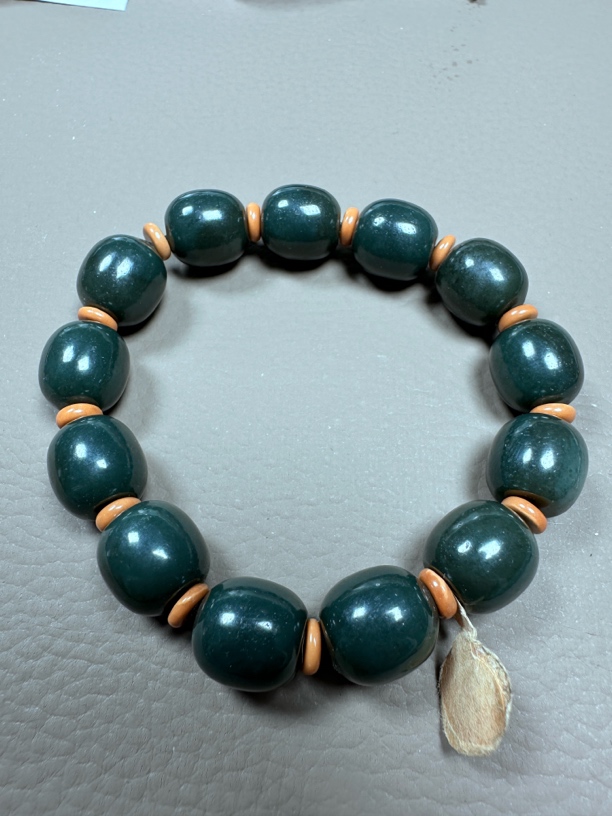 和田玉且末深邃蓝手串