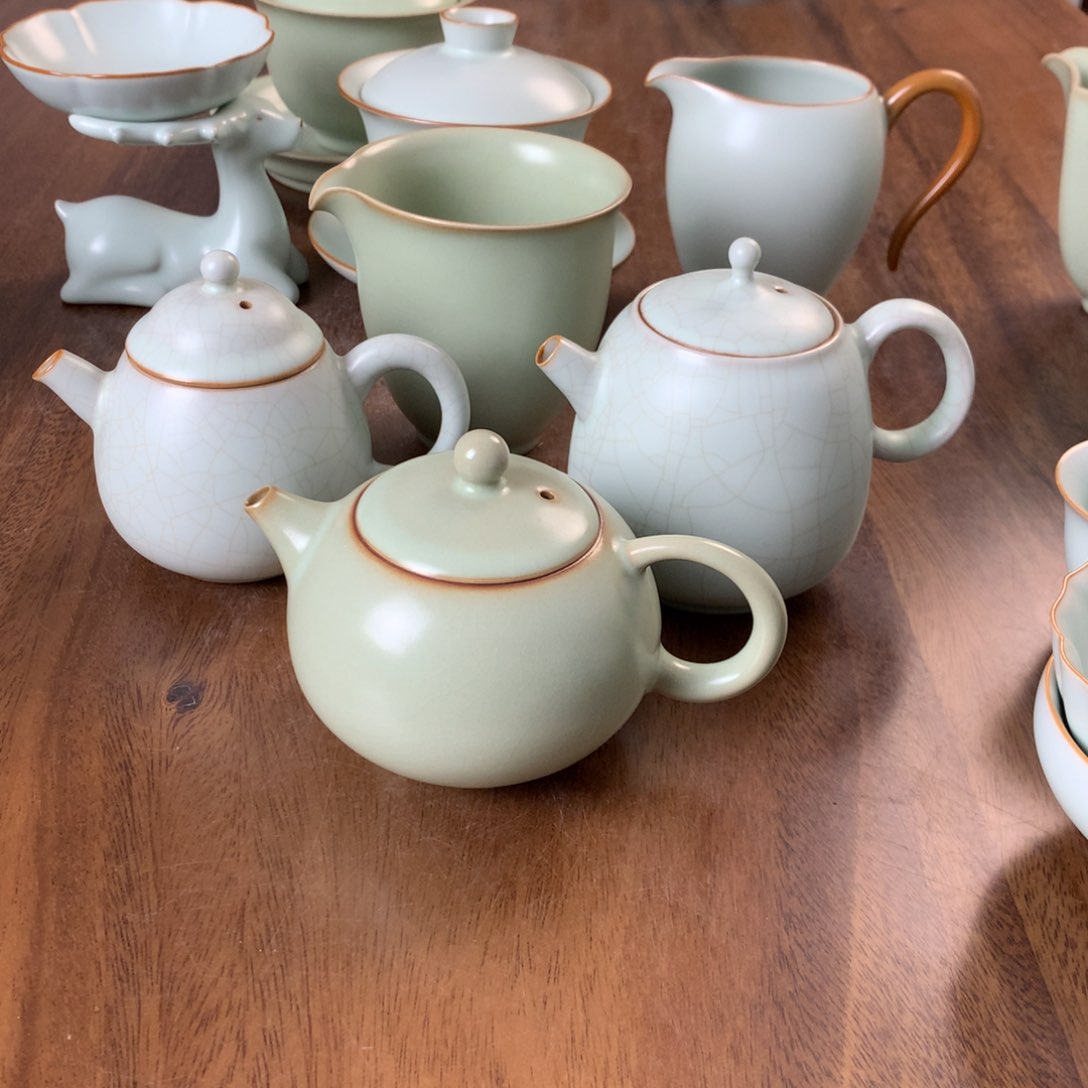 -***-仙南汝窑茶壶套组