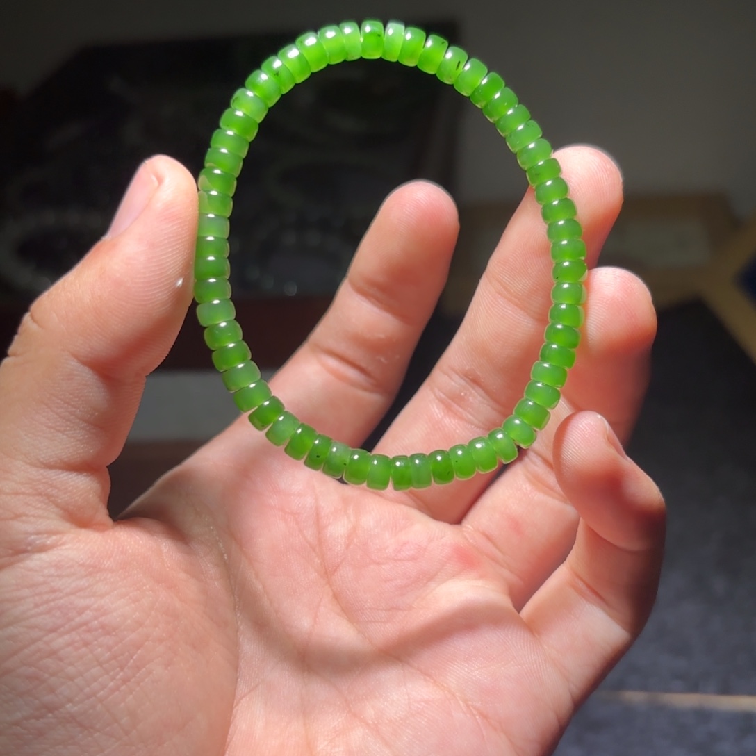 和田玉未镶嵌手链