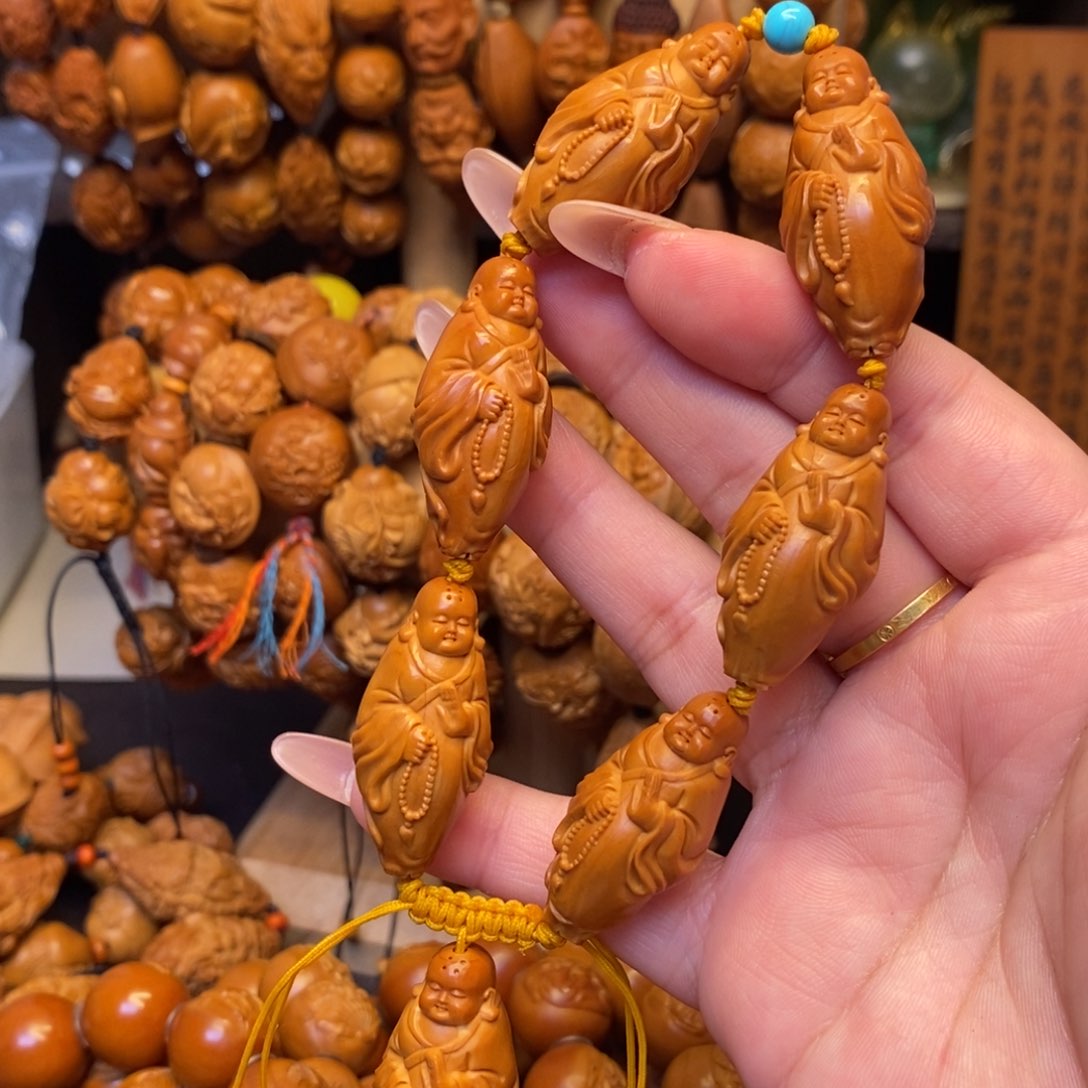 橄榄核手串/手链戒疤沙弥