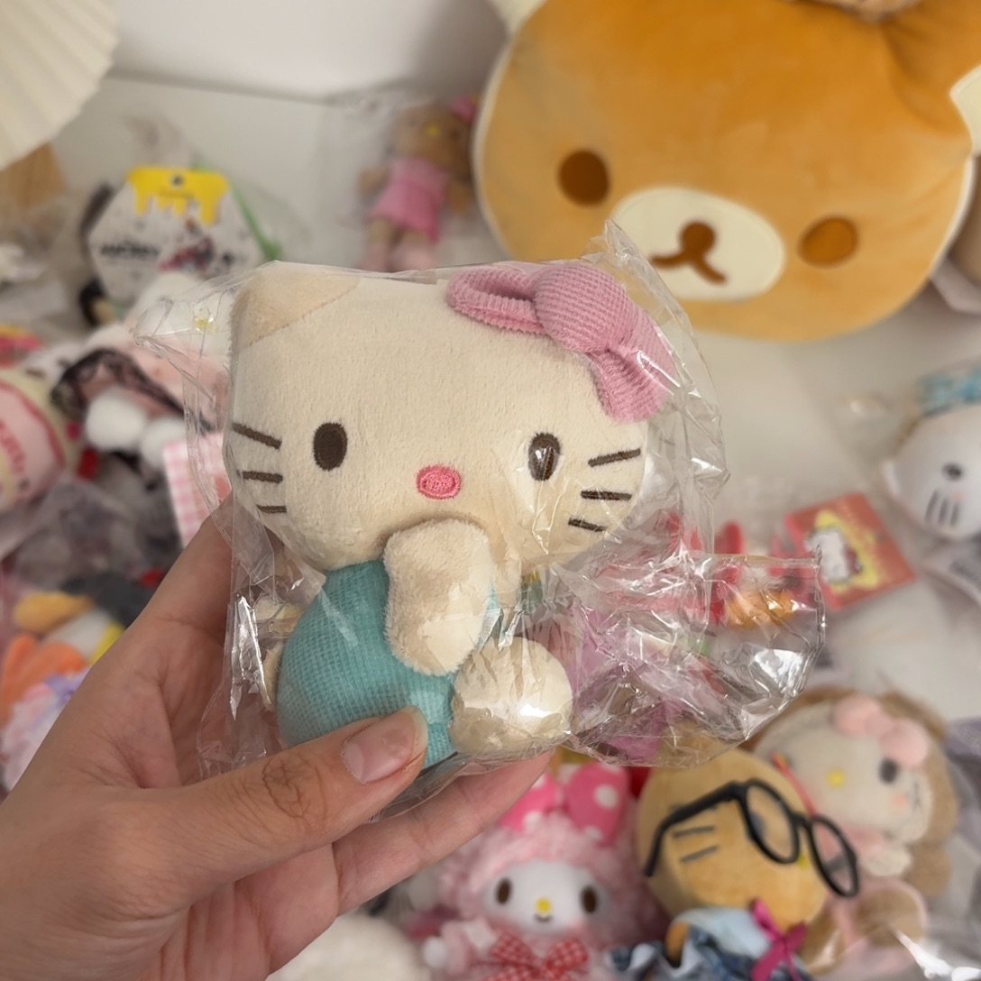 毛绒薄荷侧坐kitty