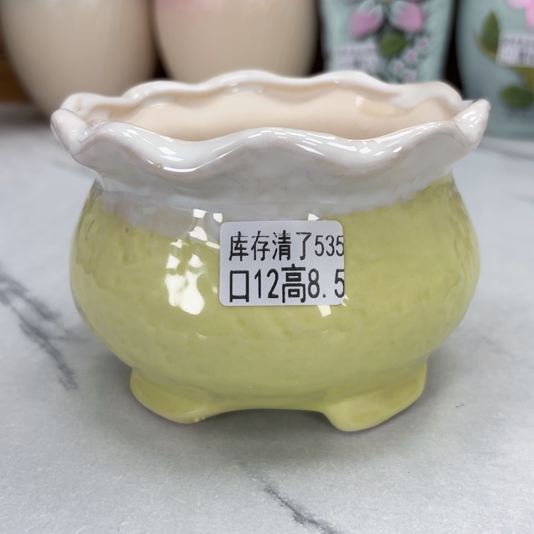 @夏西陶瓷花盆@@5535