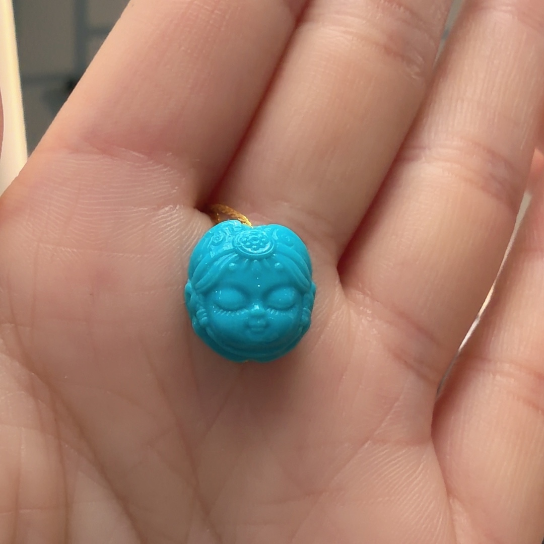 绿松石未镶嵌颈饰