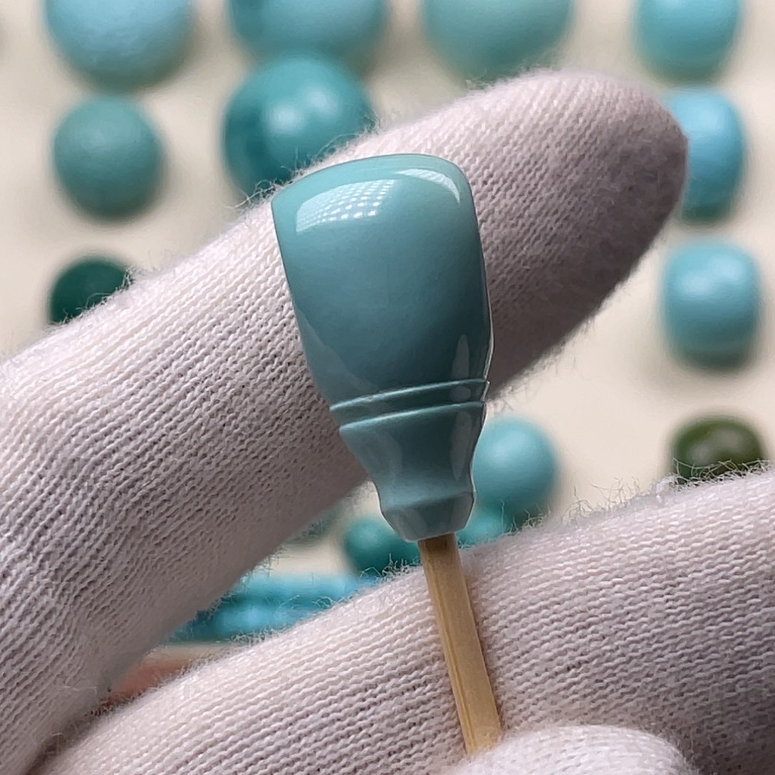 绿松石未镶嵌珠宝半成品