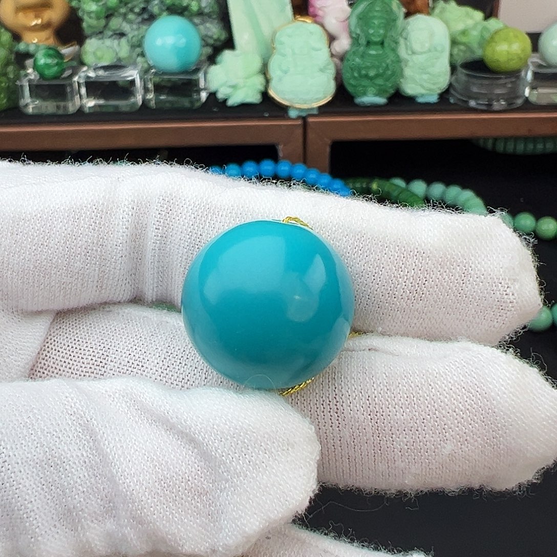 绿松石未镶嵌绿松石主播璐璐