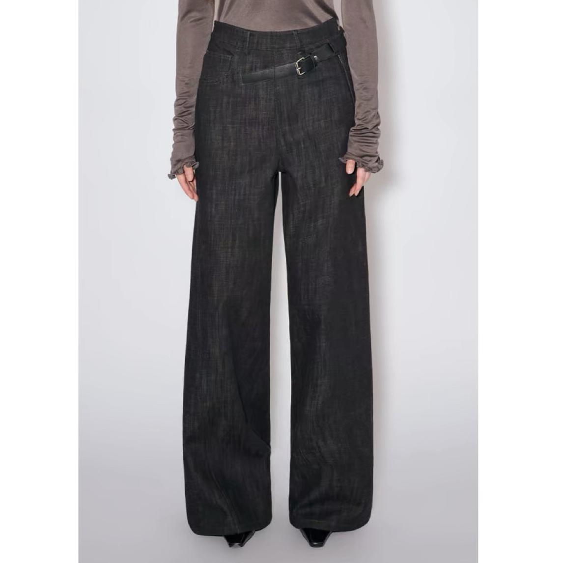 CPLUS SERIES 腰头装饰绊长裤 | LEAFLEAF设计师品牌