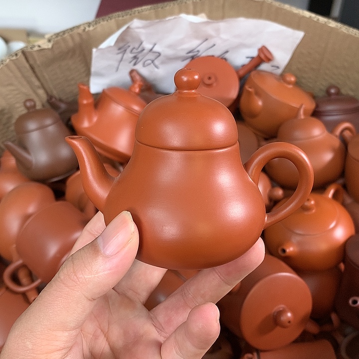 紫砂茶壶原矿朱泥茶壶茶具家用120