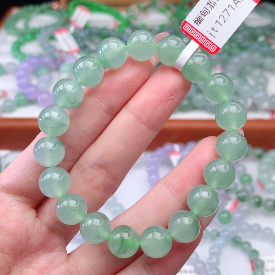 翡翠手链未镶嵌翡翠10mm