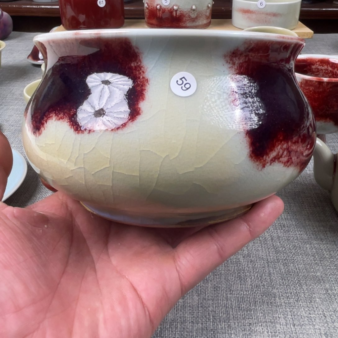 瓷片纯手工……纯手工制作……