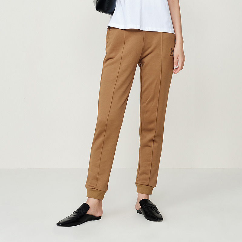 【达人专享】Marisfrolg/玛丝菲尔宽松舒适百搭保暖休闲裤