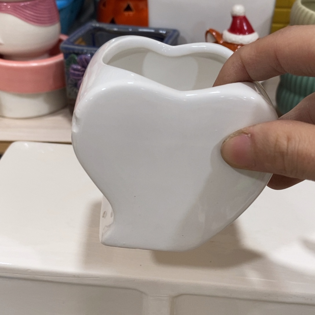 杯子陶陶盆有孔 瑕疵介意勿拍