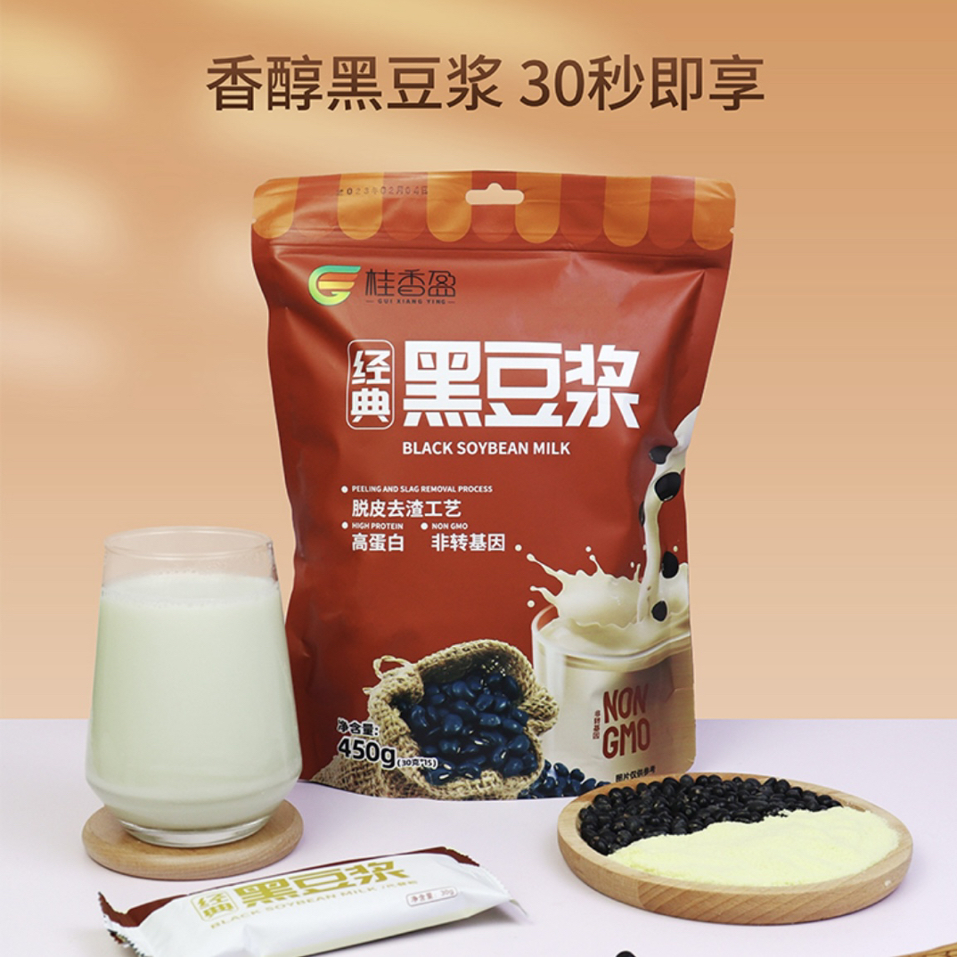 广西大山黑豆豆浆粉速溶冲饮营养早餐