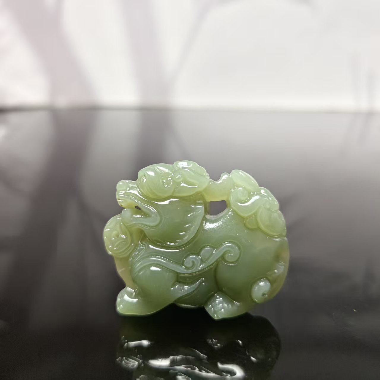 Q和田玉貔貅吊坠0521