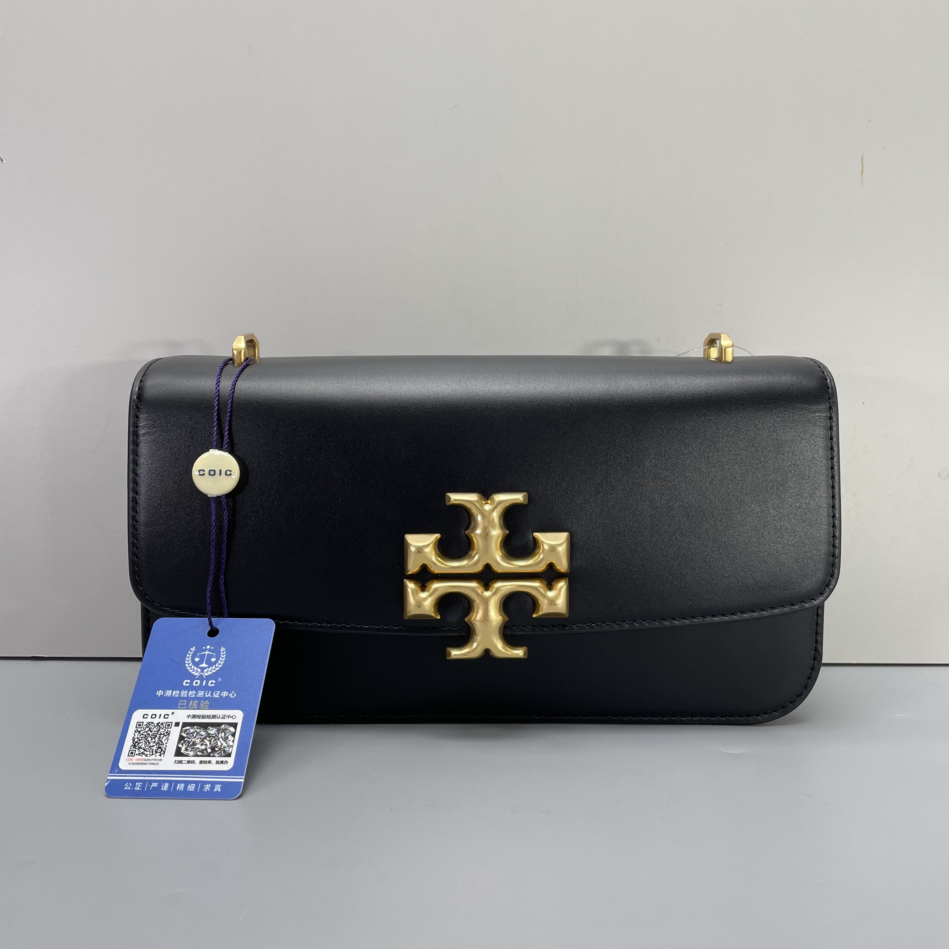 95新 TORY BURCH/汤丽柏琦 小林/横版单肩斜挎包23X13X6cmB051303