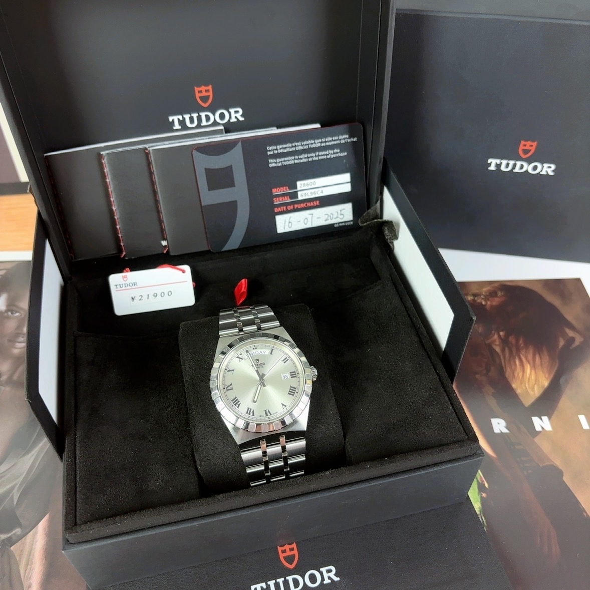 99新 TUDOR/帝舵 帝舵皇家系列m28600-0001自动上链钢表壳 41毫米