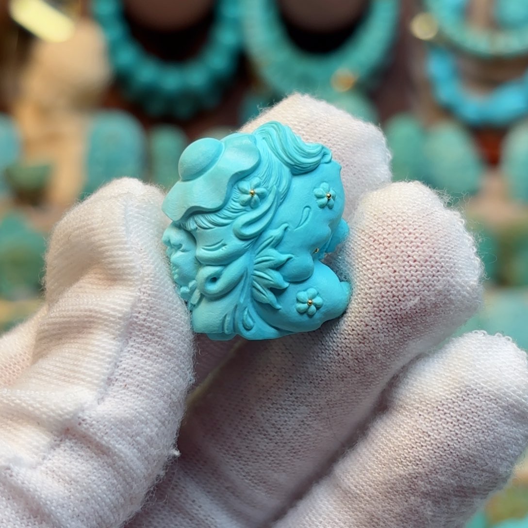 绿松石配饰未镶嵌