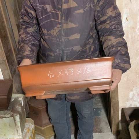 紫砂花盆手工制作