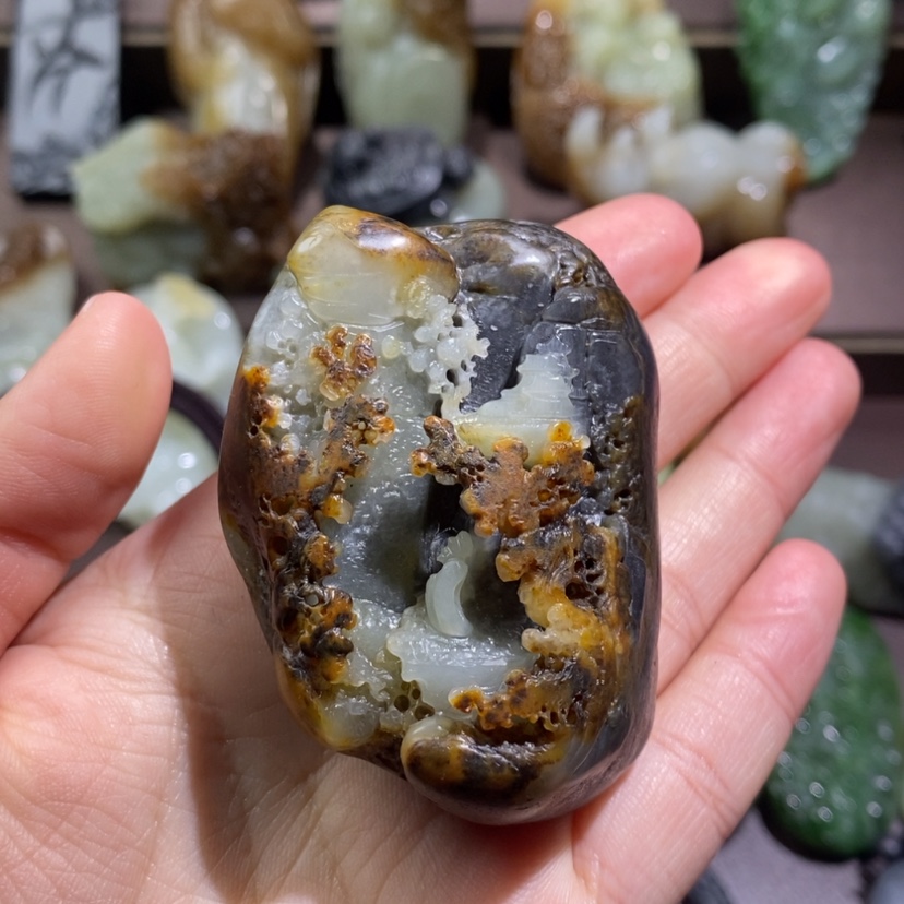 【闪购商品】和田玉把件未镶嵌丹***哒