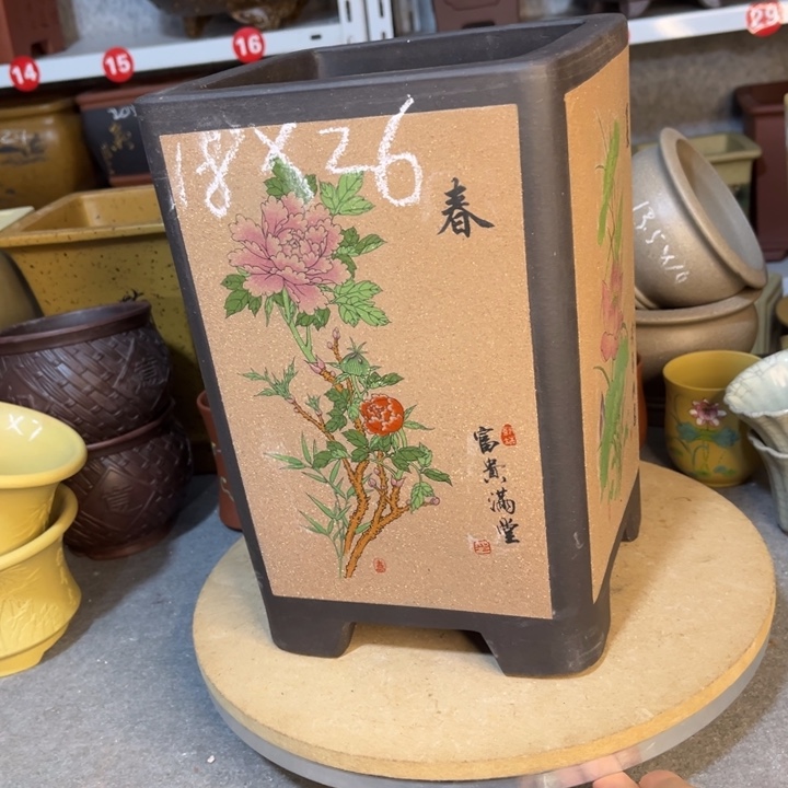 花盆紫砂紫砂花盆