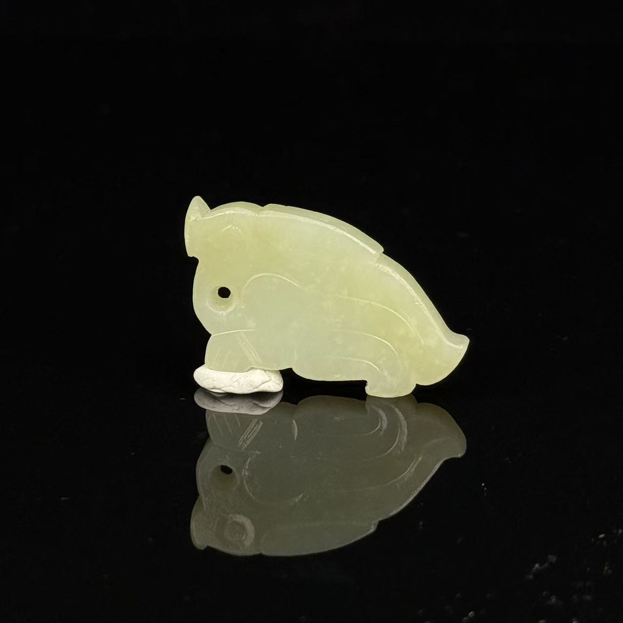 GS119014/民国和田玉挂坠