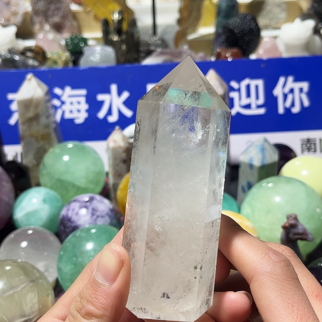 水晶天然水晶微瑕未镶嵌