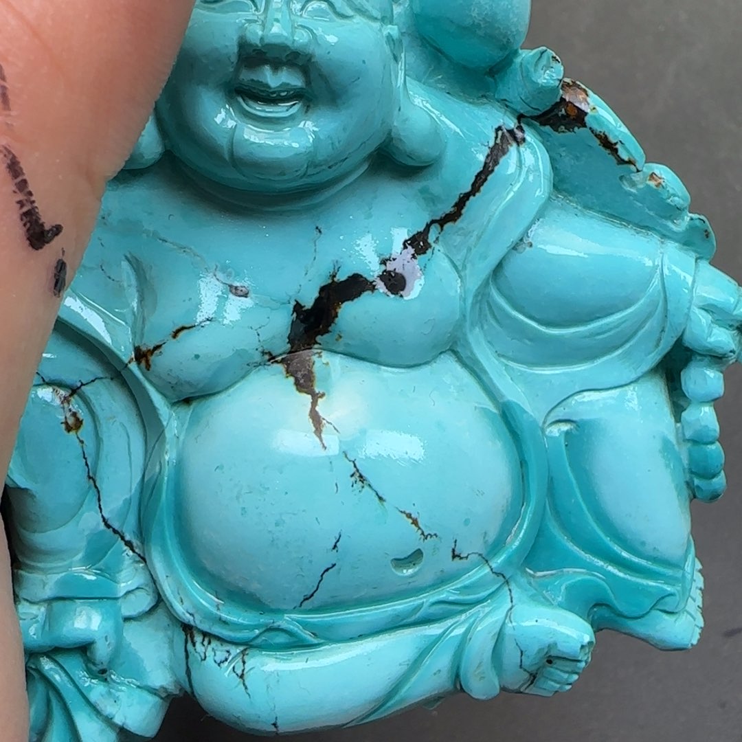 绿松石挂件未镶嵌